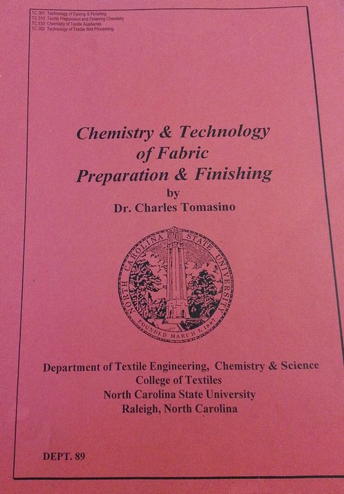 Chemistry and Technology of Fabric Preparation and Finishing