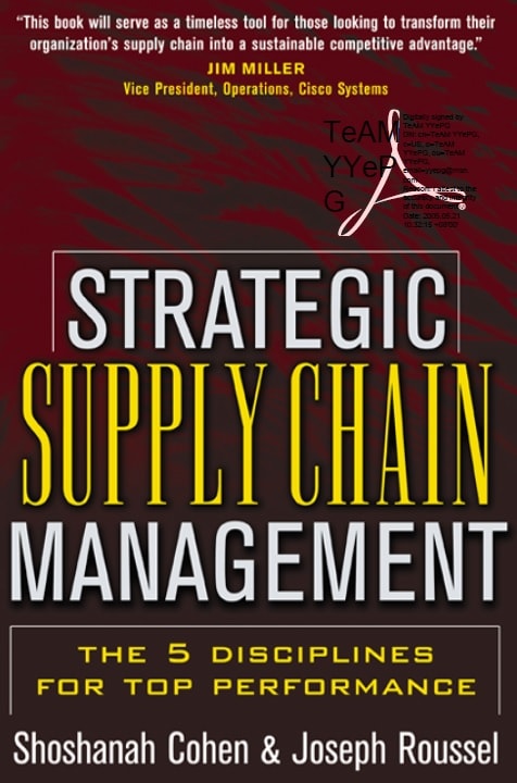 Strategic Supply Chain Management