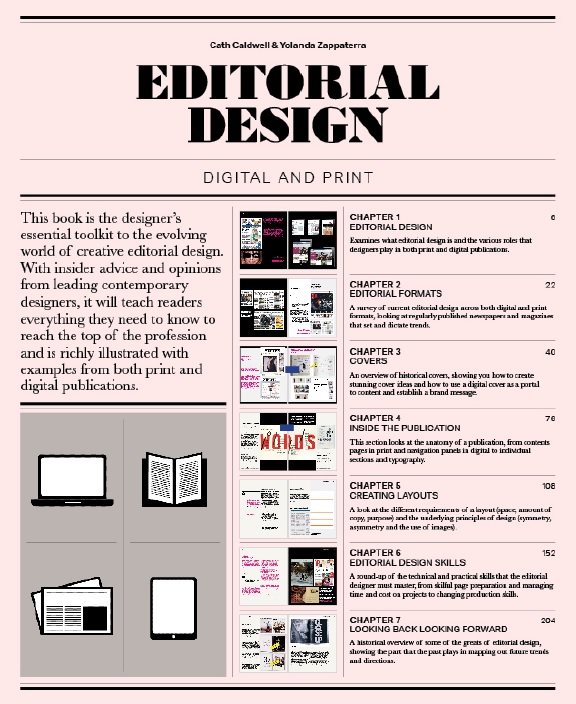 Editorial design - digital and print