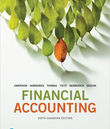 Financial Accounting, 6th Canadian Edition
