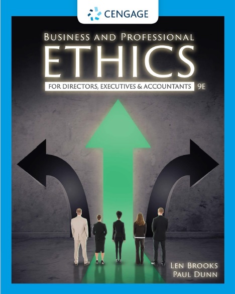 Business and Professional Ethics: For Directors, Executives & Accountants, 9th Edition