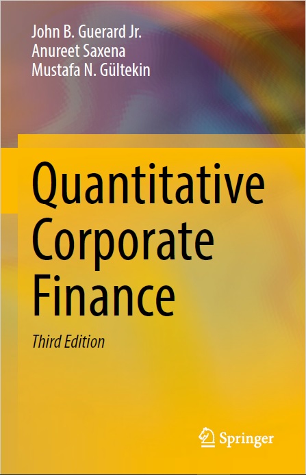 Quantitative Corporate Finance, Third Edition