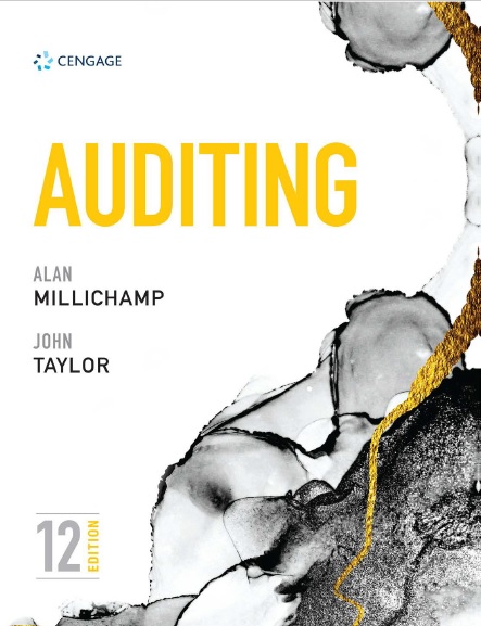 Auditing, 12th Edition PDF by Alan Millichamp and John Taylor
