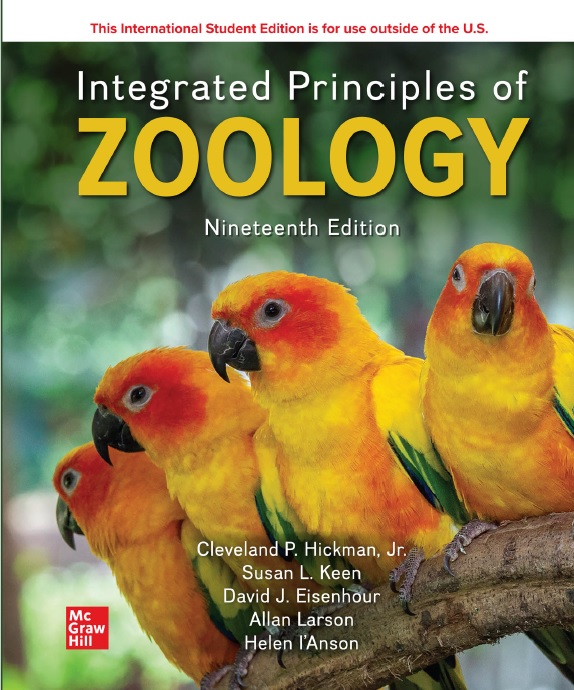 Integrated Principles Of Zoology, 19th Edition